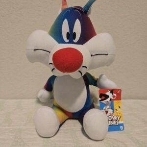 Toy Factory Looney Tunes Sylvester Rainbow Colors. 10 Inches.